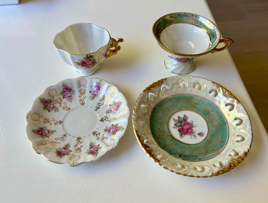 Antieke kopjes Ophalen Emmen, Antiek en Kunst, Antiek | Servies compleet, Ophalen