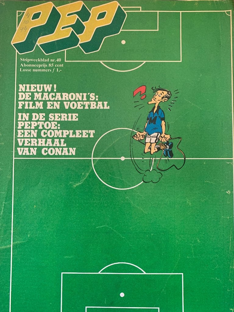 Weekblad PEP  NR. 40 - 4 oktober 1974, Boeken, Eén stripboek, Ophalen of Verzenden, Gelezen