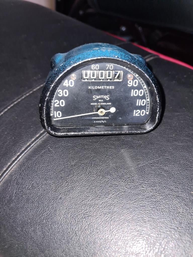 Smiths snelheidsmeter teller met aandrijving, Motoren, Onderdelen | Oldtimers, Verzenden, Gebruikt