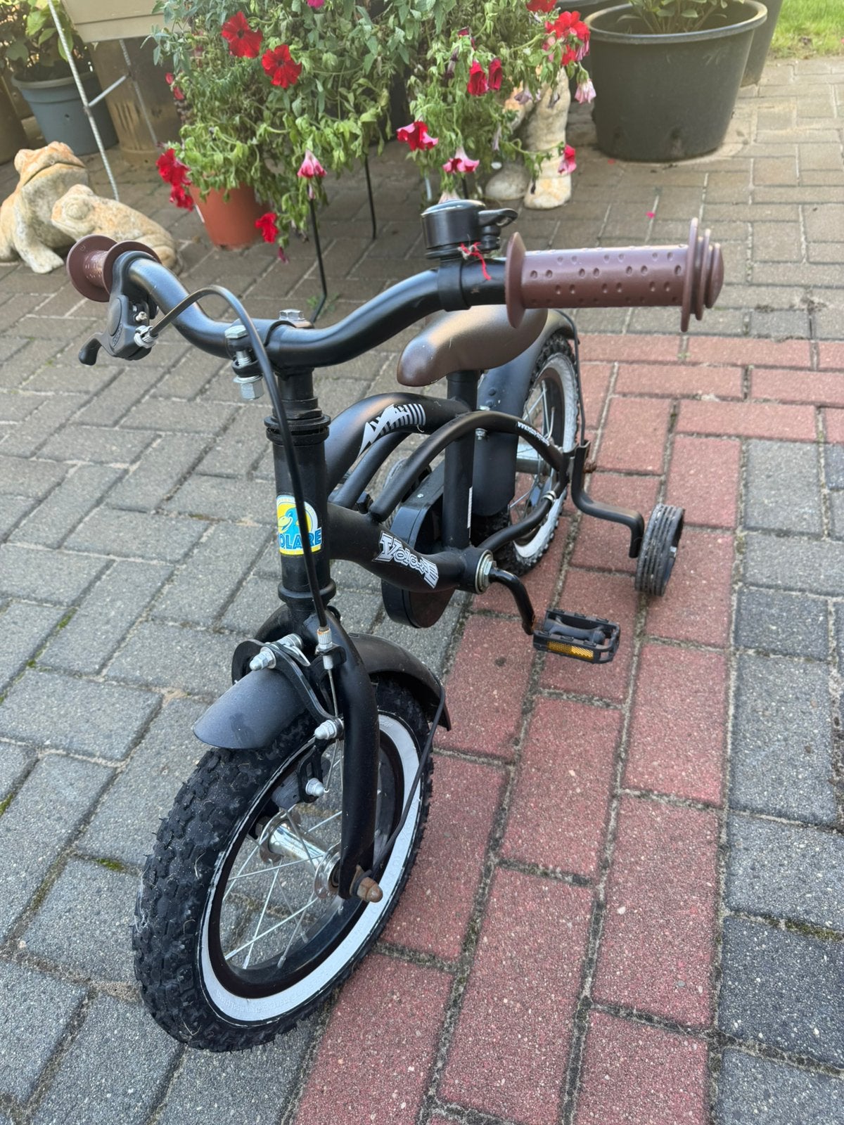 Kinderfiets met zijwieltjes, Ophalen, Terugtraprem, Zijwieltjes, Gebruikt