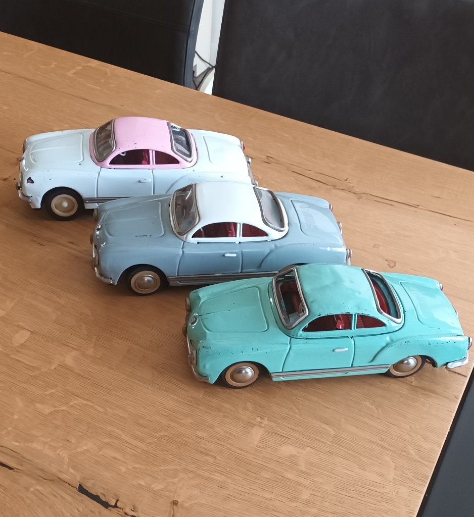 3x Karmann Ghia MF 743   jr.60 Zeldzaam 25cm, Ophalen of Verzenden