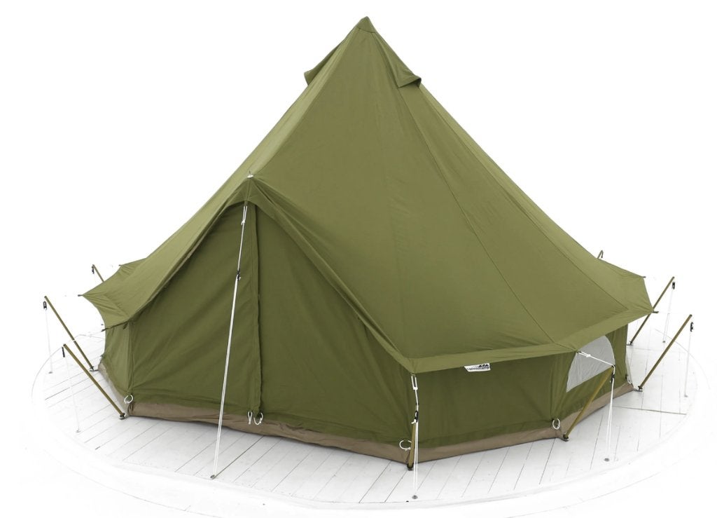 Canvascamp Sibley Protech 300 Green bell / sahara tent nieuw, Caravans en Kamperen, Tenten, Ophalen, Zo goed als nieuw, Tot en met 3