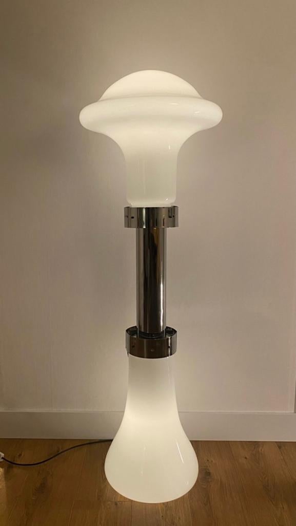 Vintage Mazzega vloerlamp 70’s, Space Age, Mazzega, Ophalen of Verzenden, Zo goed als nieuw