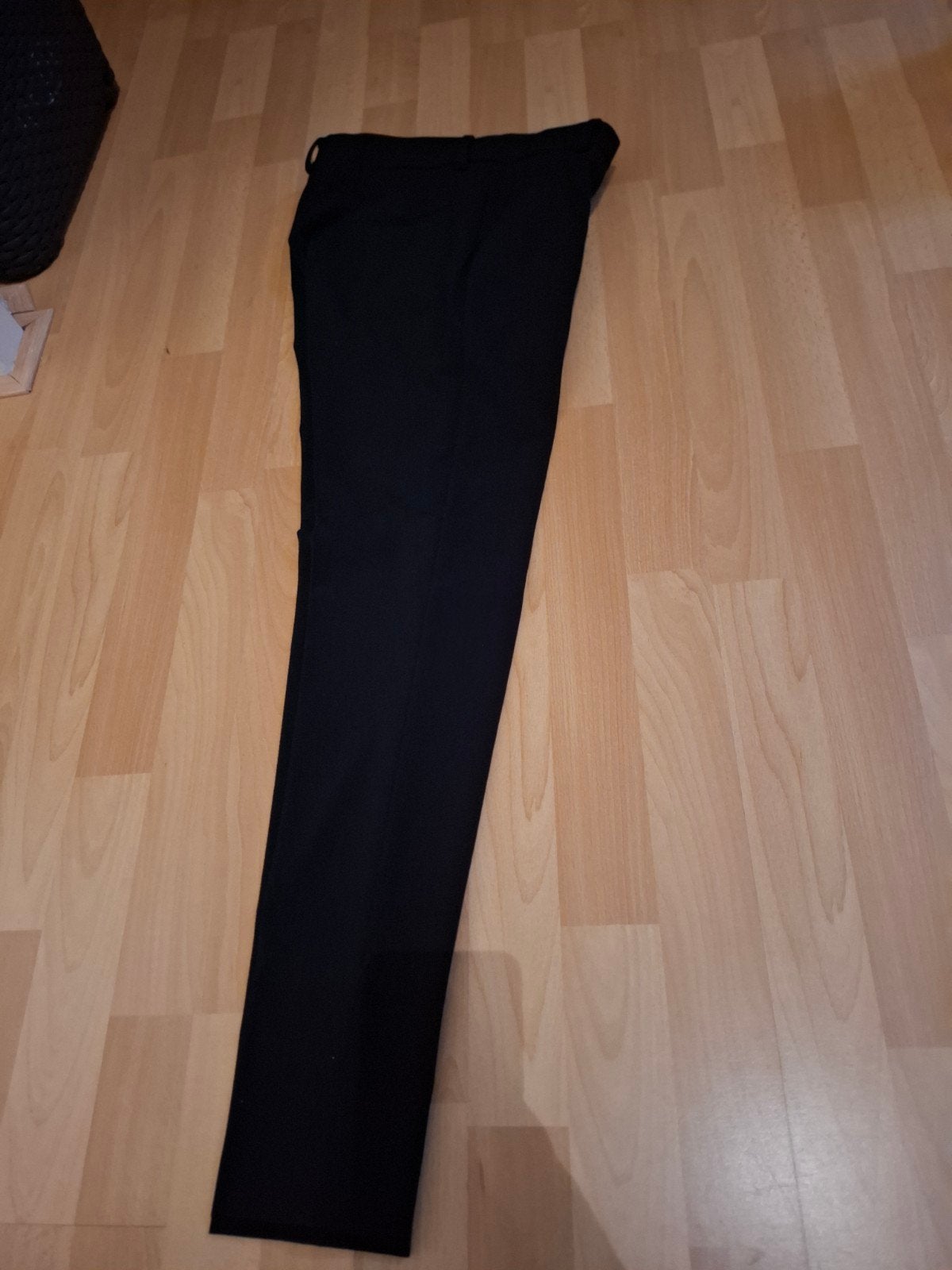 ASOS DESIGN Zwarte Broek - Maat 36 (S), Zwart, ASOS DESIGN, Ophalen of Verzenden, Zo goed als nieuw