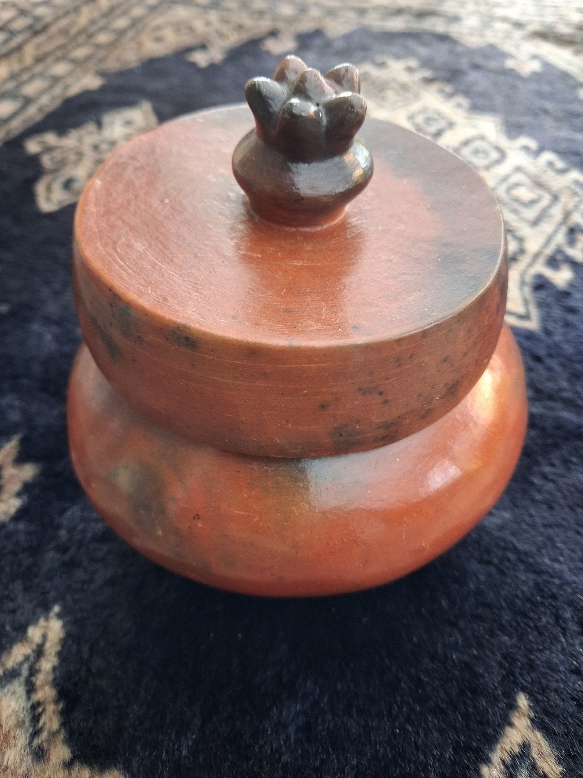 Uniek handgemaakt potje van Sasak Pottery uit Indonesië, Antiek en Kunst, Ophalen of Verzenden