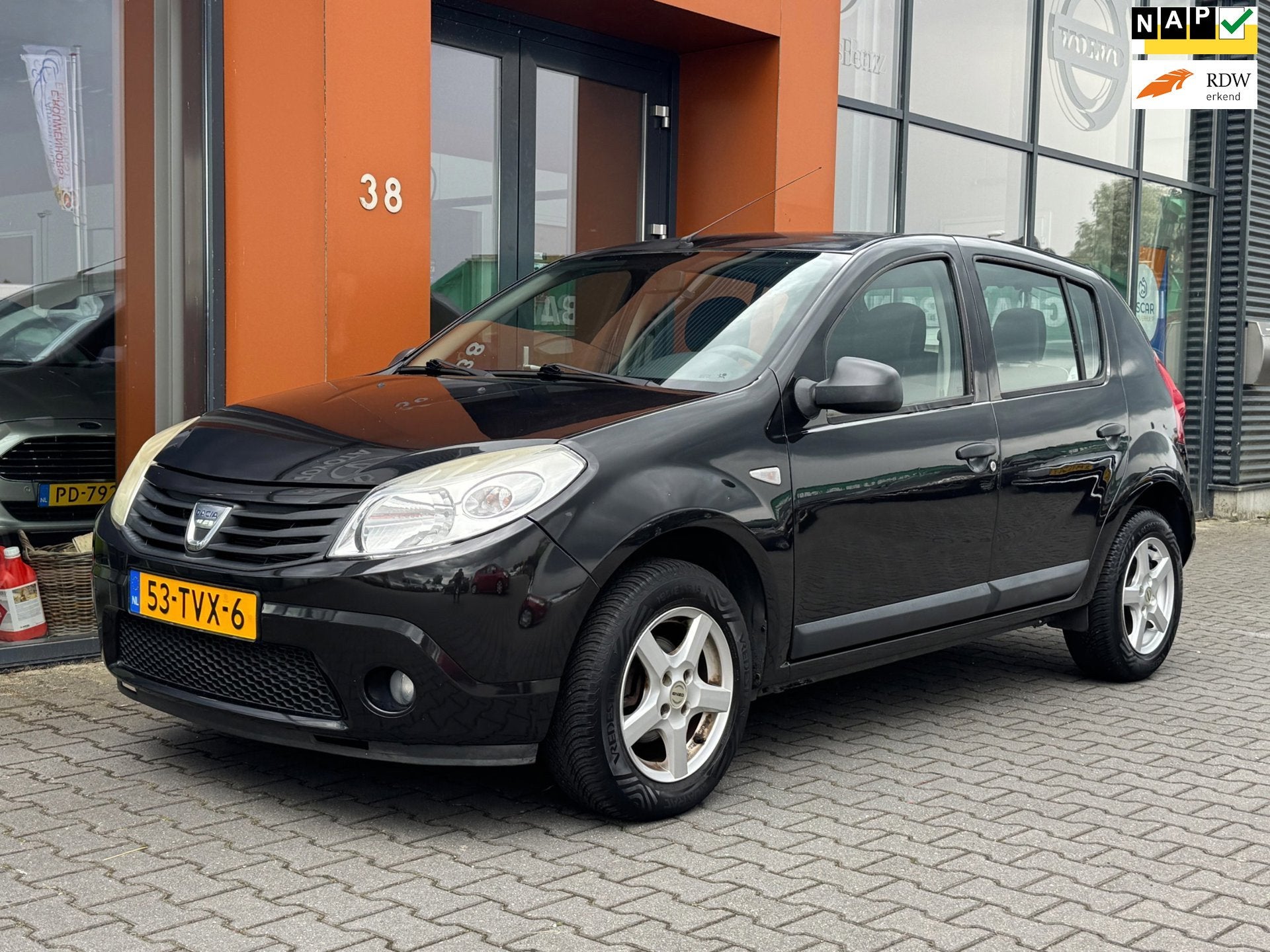 Dacia Sandero 1.2 5deurs|Airco|El. ramen|Bluetooth|APK 2027, Voorwielaandrijving, Euro 5, Gebruikt, 31 €/maand