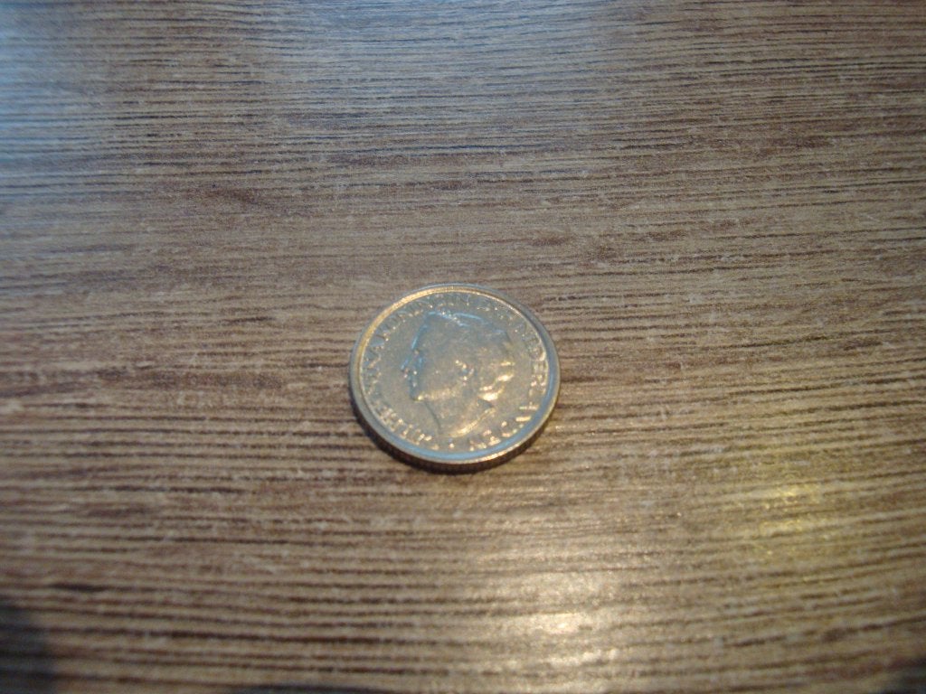 25 cent wilhelmina 1948, Ophalen of Verzenden, Gebruikt