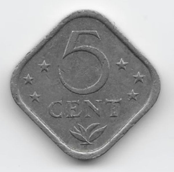 Nederlandse Antillen 5 cent 1981 KM# 13, Verzenden, Midden-Amerika, Losse munt