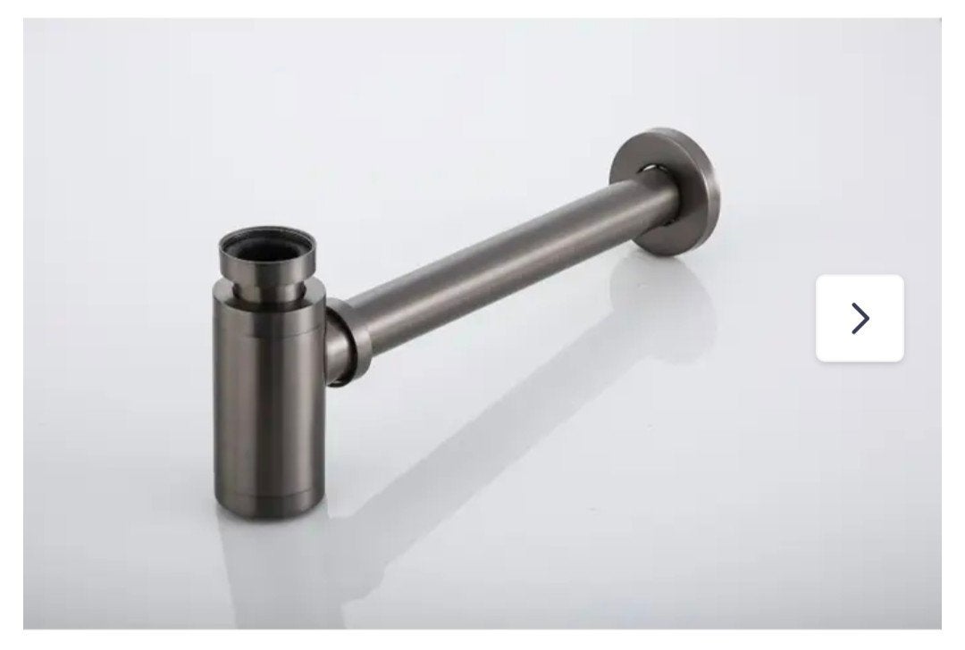 saniclear sifon - gunmetal (nieuw in doos), Doe-het-zelf en Verbouw, Sanitair, Ophalen, Nieuw, Wastafel