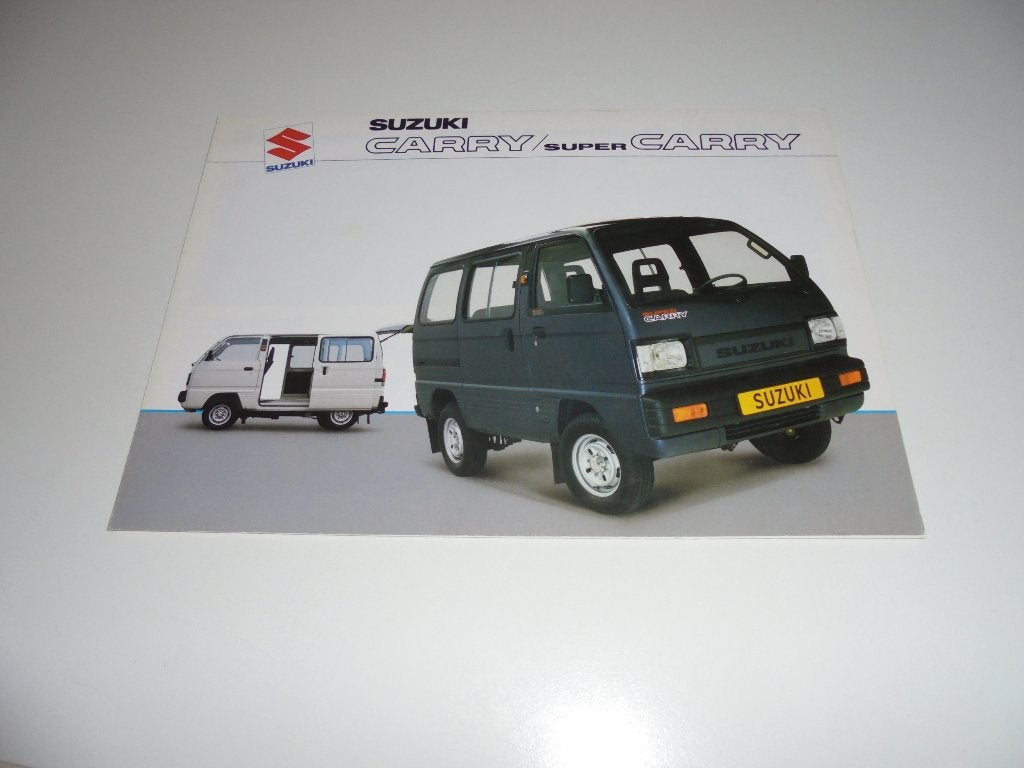 brochure Suzuki Carry/Super Carry, Ophalen of Verzenden, Zo goed als nieuw, Overige merken