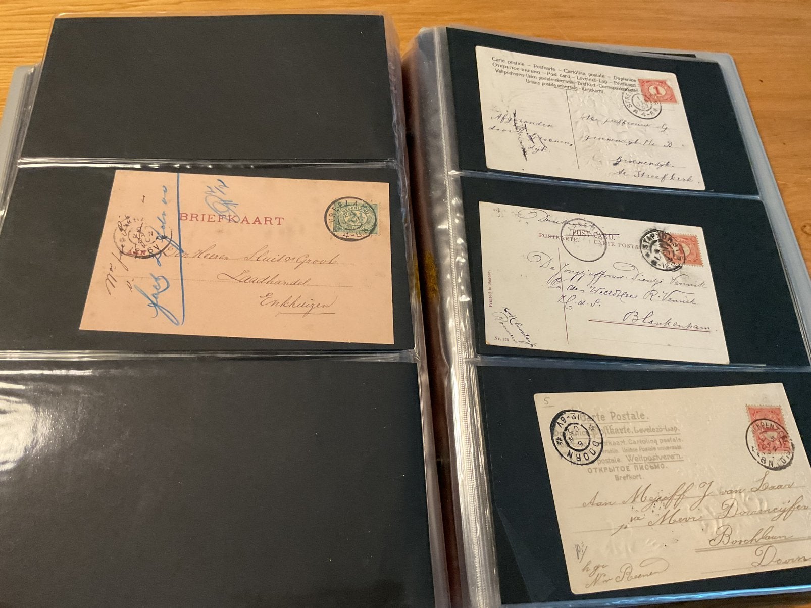 Verzameling Nederland oude briefkaarten mooie stempels (2/2), Ophalen of Verzenden, Nederland