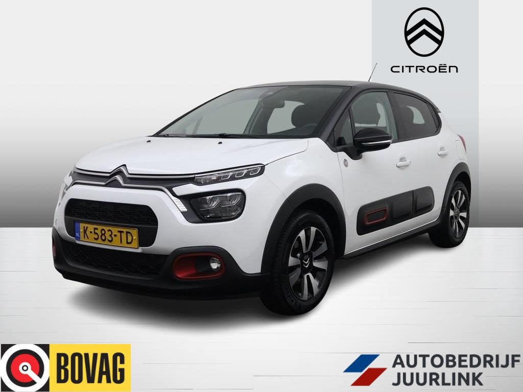 Citroen C3 1.2T 110pk C-Series Nav/Lmv/Led/Trekhaak/ Carplay, Auto's, Citroën, Voorwielaandrijving, Euro 6, 1199 cc, Origineel Nederlands