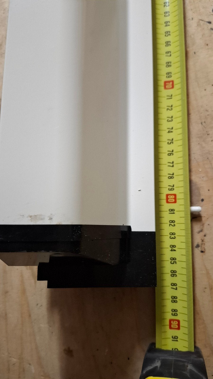 Nieuw ventilatierooster, wit, 80 cm lang, Ophalen of Verzenden, Nieuw