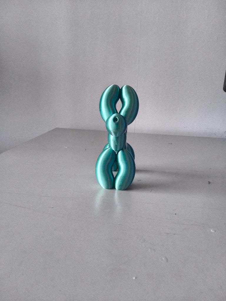 3D geprinte ballonhond turquoise mint, Ophalen of Verzenden, Nieuw