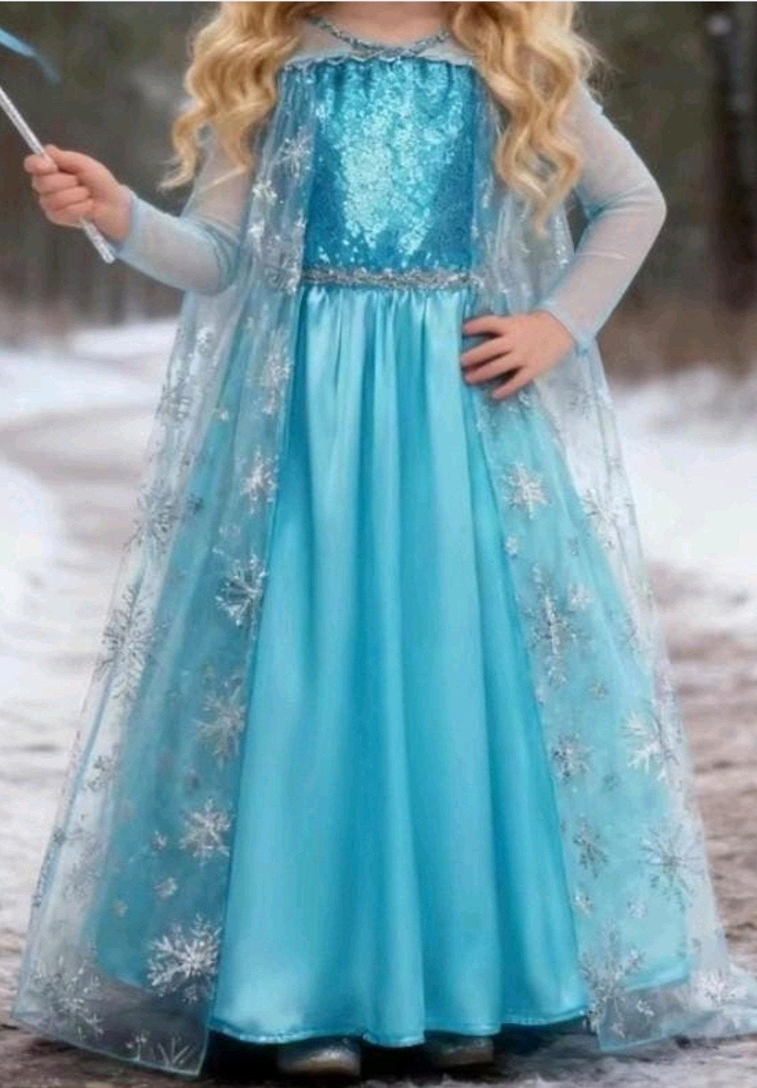 Frozen Elsa jurk maat 92/98  NIEUW, Ophalen of Verzenden, Nieuw, 104 of kleiner, Meisje