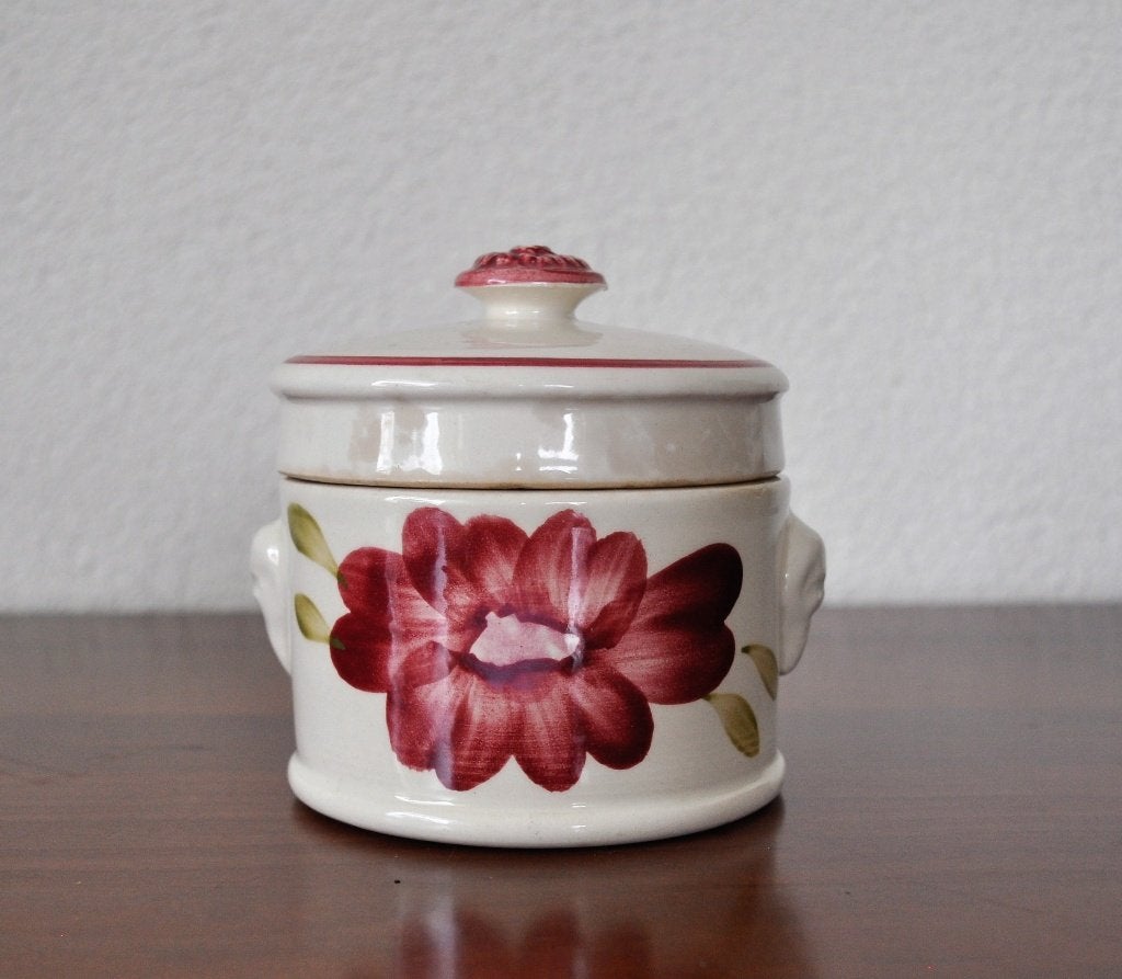Vintage Foie Gras pot Sarreguemines Marguerite 11 cm, Ophalen of Verzenden