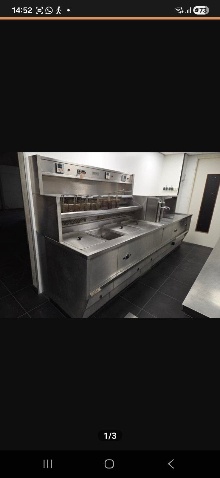 Frituurwand te koop, Ophalen, Fornuis, Frituur en Grillen