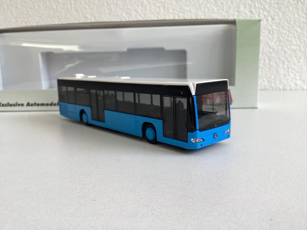 Mercedes Citaro blauw/wit AWM 1:87 leuk model in ovp!, Hobby en Vrije tijd, Modelauto's | 1:87, Ophalen of Verzenden, Nieuw, Bus of Vrachtwagen