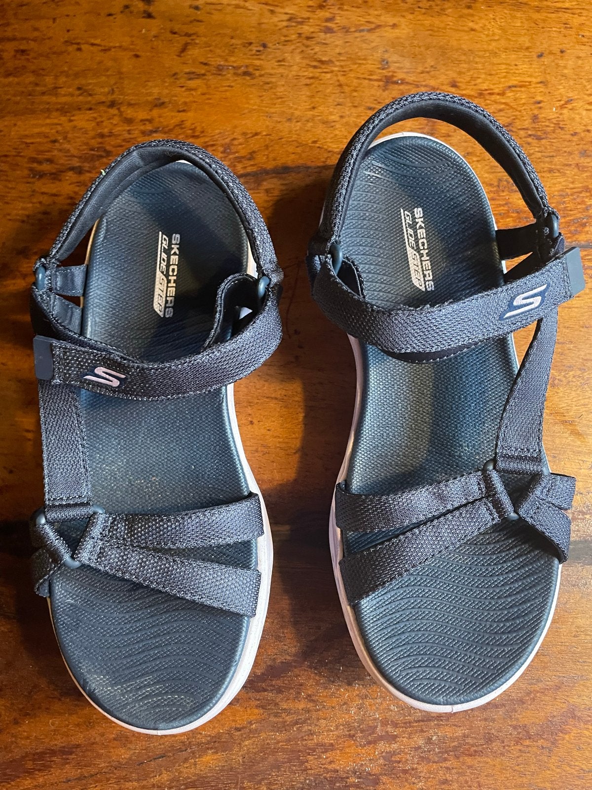 Skechers Glide-Step sandalen - Maat 38, Overige kleuren, Zo goed als nieuw, Sandalen of Muiltjes, Ophalen of Verzenden