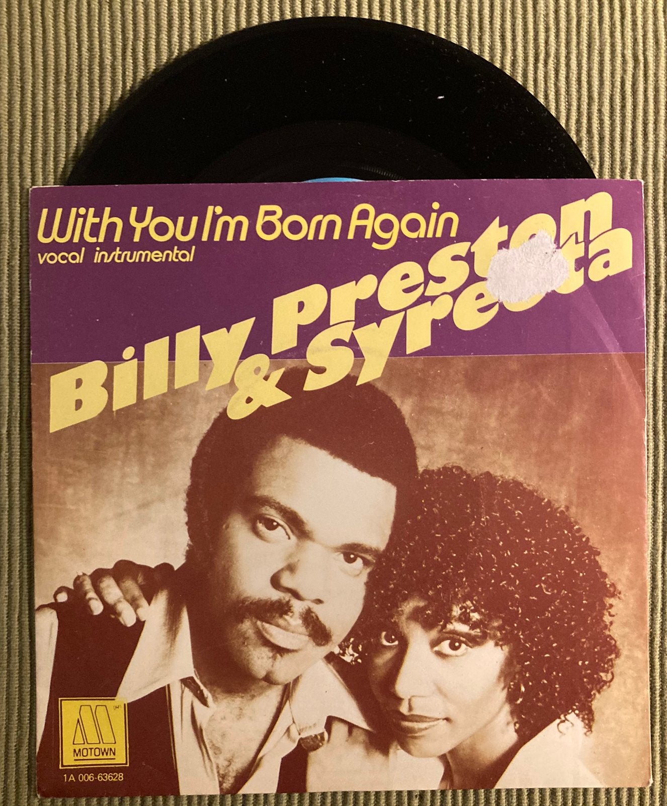 Vinyl single Billy Preston & Syreeta-With you I’m born again, 7 inch, Ophalen of Verzenden, Zo goed als nieuw, Pop