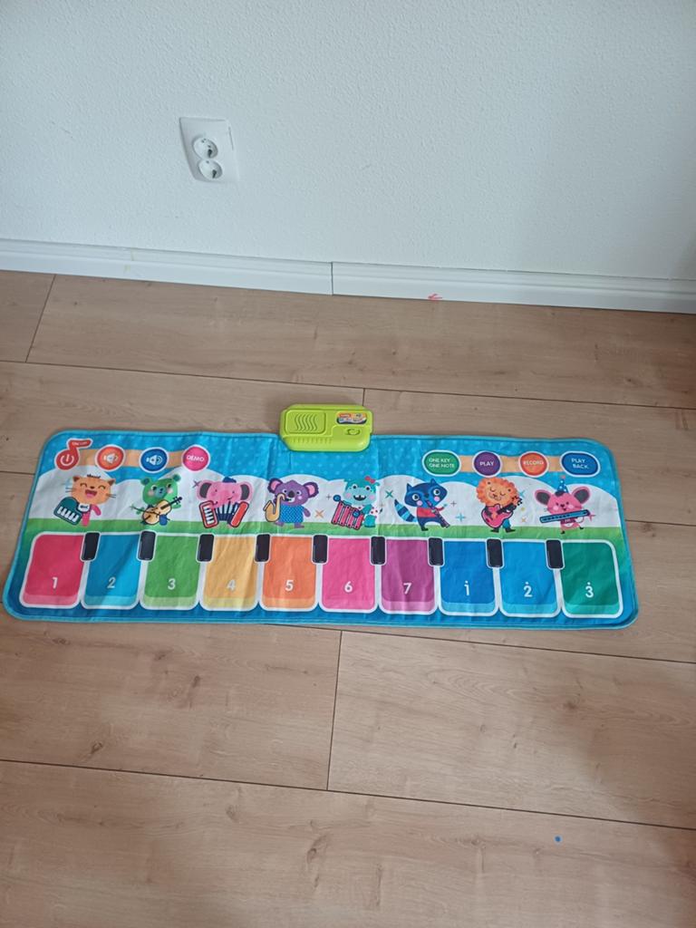 Vloerpiano Speelkleed met Geluid en Licht, Ophalen of Verzenden