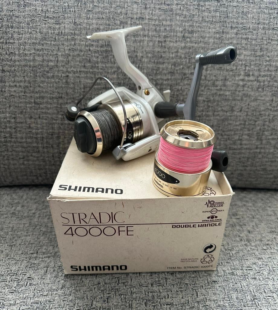 Shimano stradic 4000 FE., Ophalen of Verzenden, Gebruikt, Molen