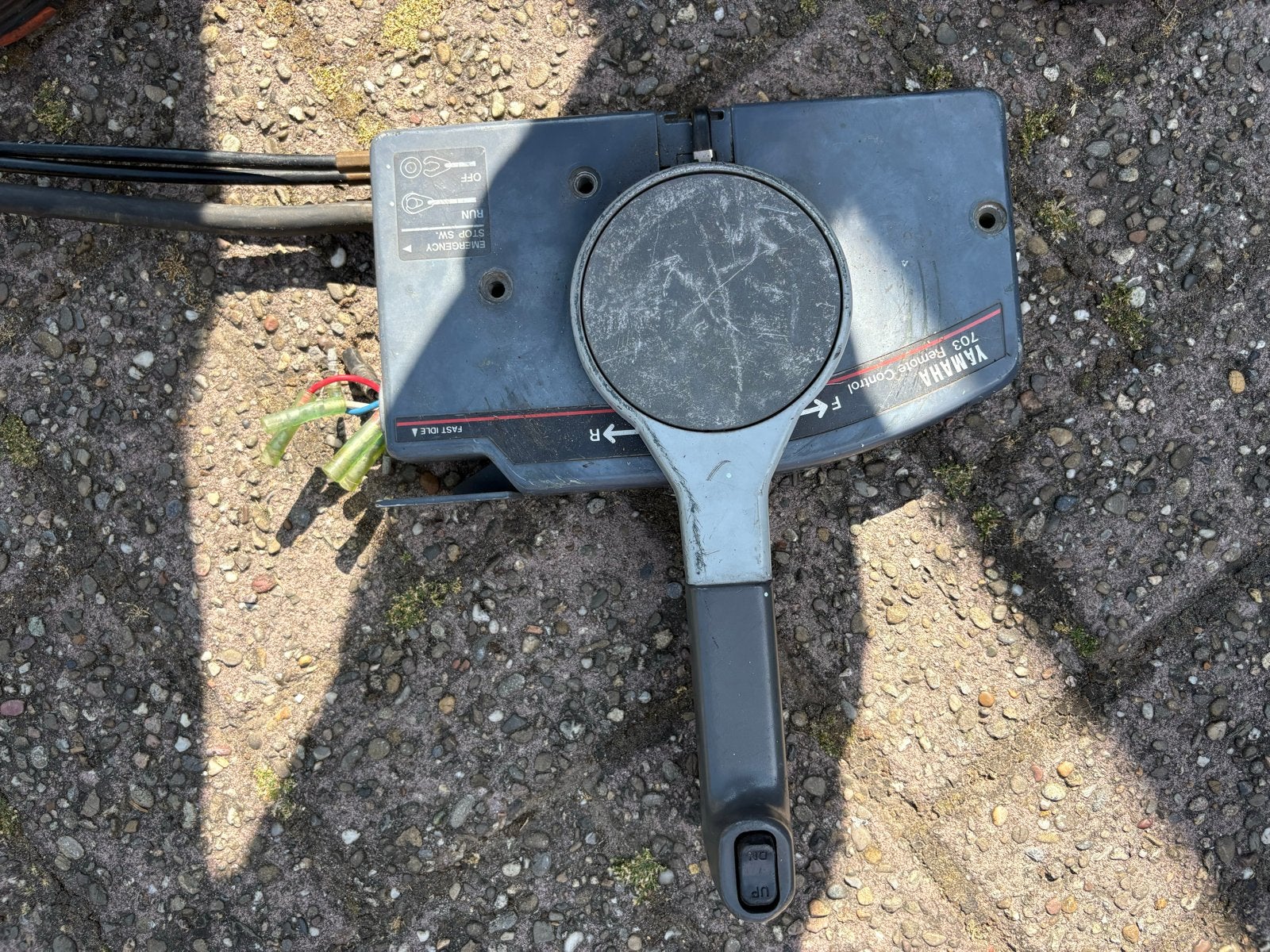 Yamaha 703 Afstandsbediening met Kabels, Ophalen of Verzenden, Gebruikt, Motor en Techniek