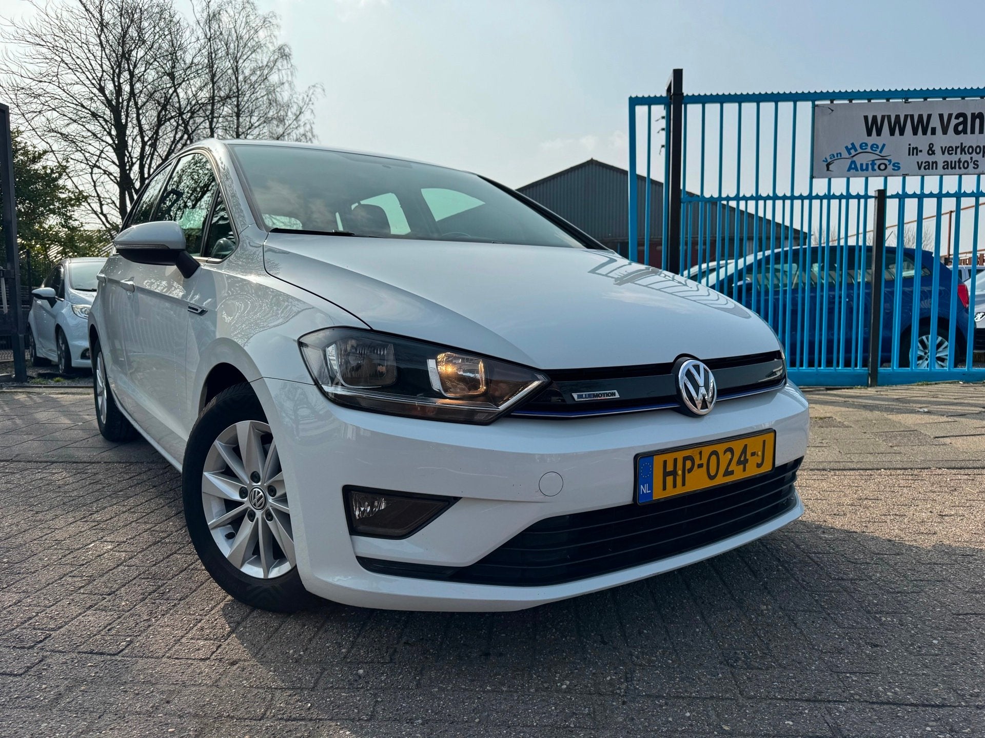 Volkswagen Golf Sportsvan 1.0 TSI A-C Elek Pakket Navi Cruis, Auto's, Voorwielaandrijving, Stof, Gebruikt, Wit