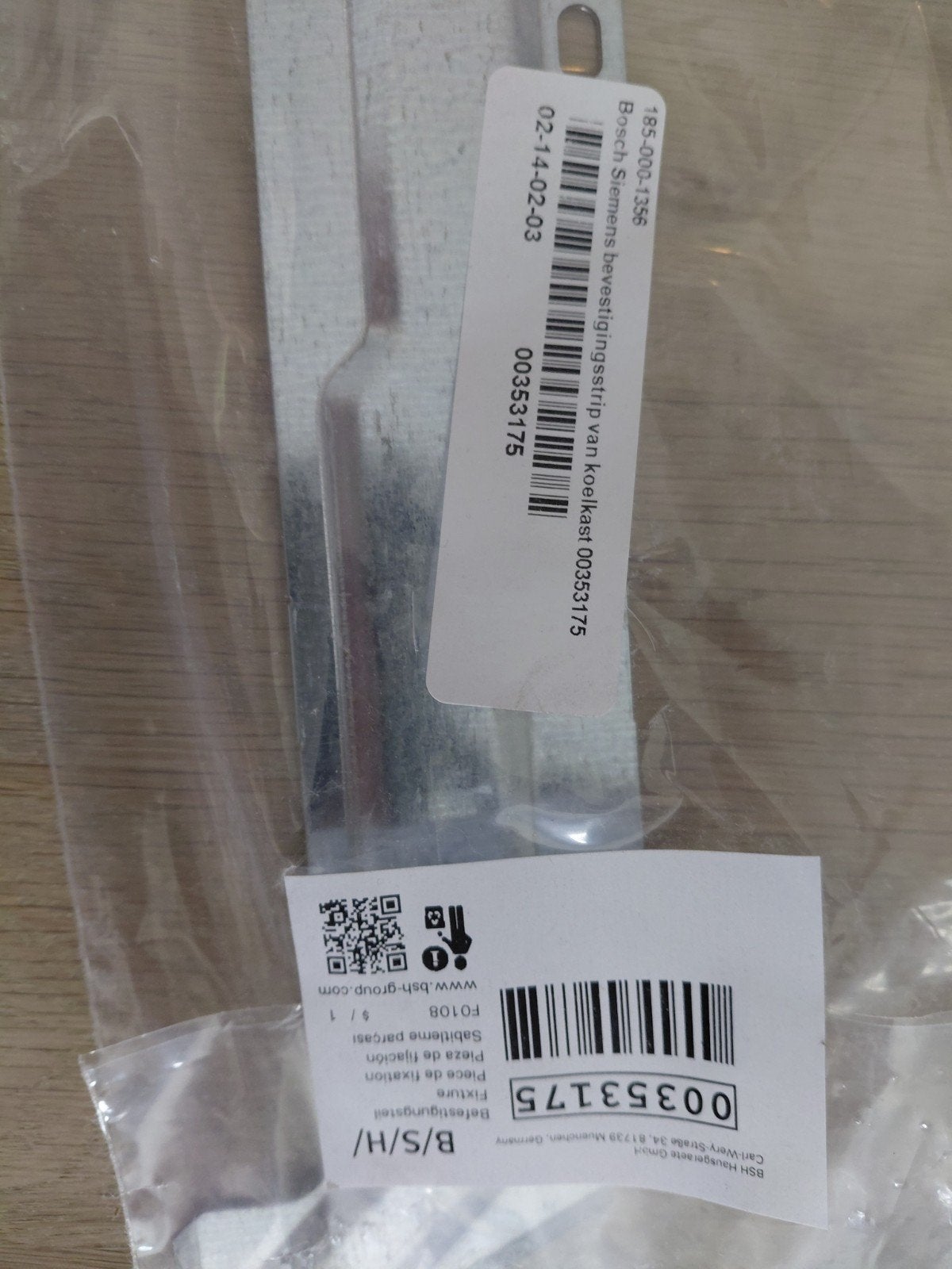 Deur op deur montage bevestigingstrip  voor bosch  siemens, Ophalen of Verzenden, Nieuw