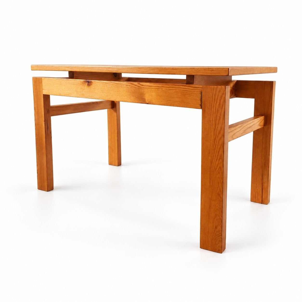 Scandinavische bijzettafel salontafeltje vintage jaren 60, Huis en Inrichting, Ophalen, Gebruikt, Rechthoekig, Minder dan 55 cm