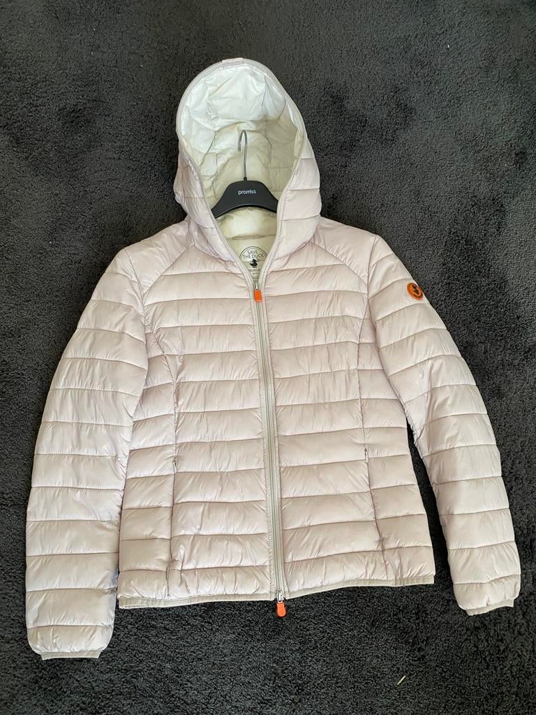 Tussenjas merk Save the Duck maat M kleur beige, Ophalen of Verzenden, Zo goed als nieuw, Maat 38/40 (M), Beige