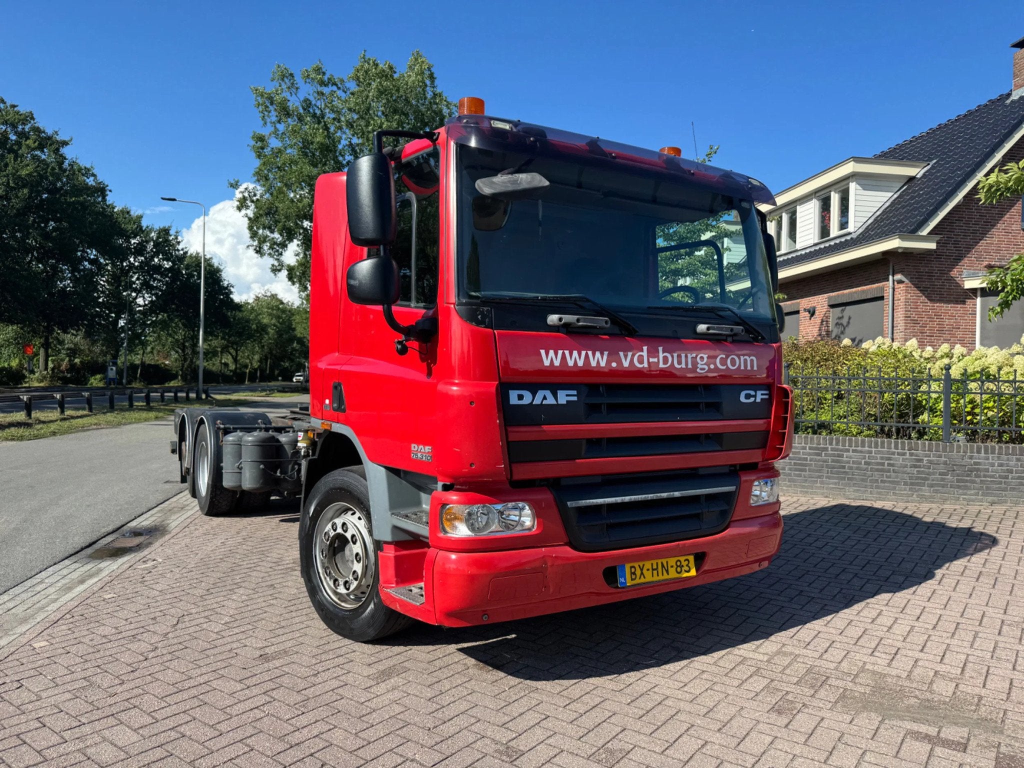 DAF CF 75.310 6 x 2 Chassis cabine Low Kilometer Retarder, Auto's, Euro 5, Origineel Nederlands, 310 pk, Diesel
