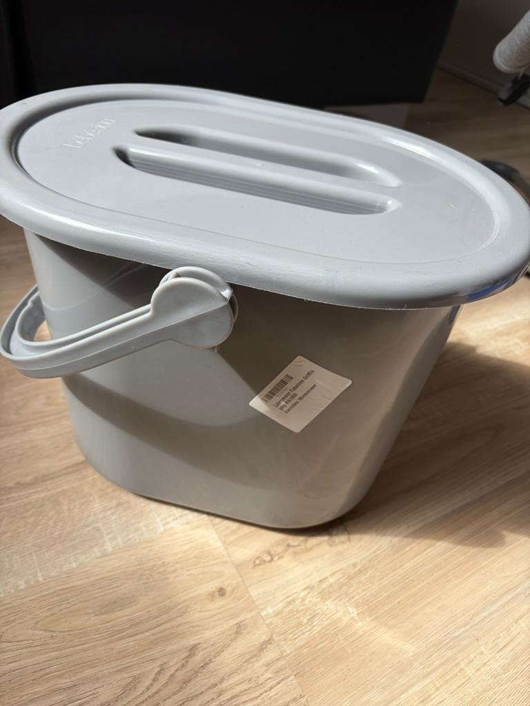 Luieremmer grijs. Nooit gebruikt. Gratis op te halen., Ophalen of Verzenden, Nieuw, Kunststof, Minder dan 50 cm
