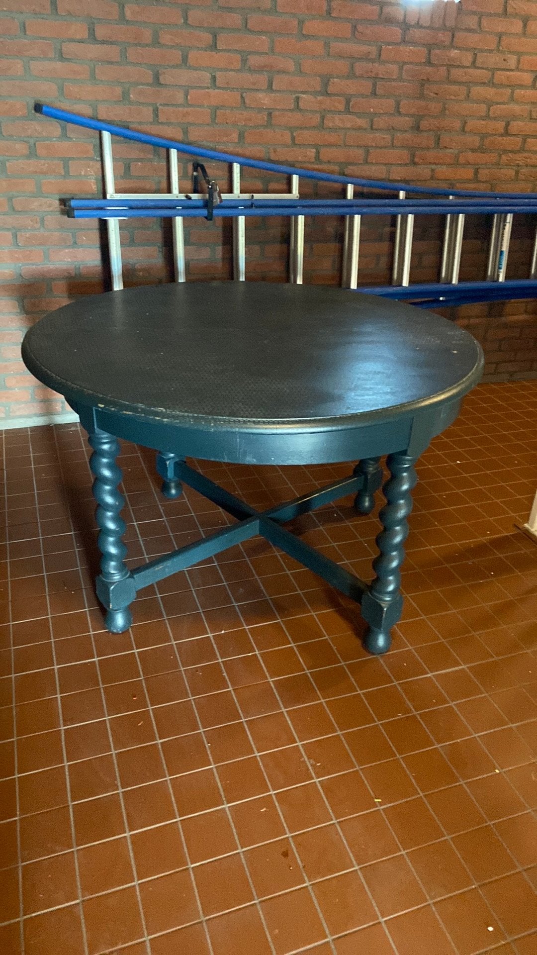 Eet tafel, Ophalen, Gebruikt, Rond, 100 tot 150 cm