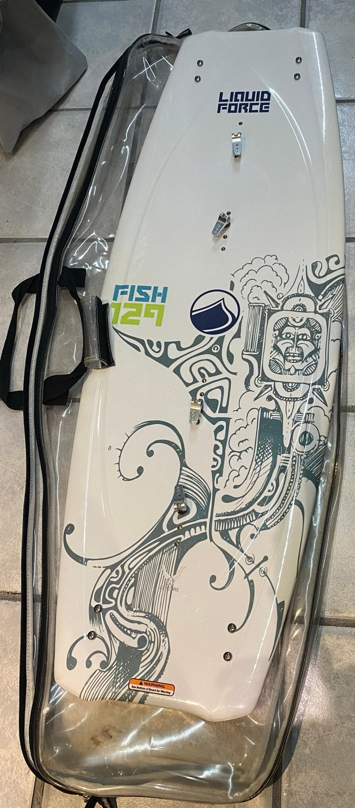 Liquid Force Fish 129 Wakeboard. Weinig gebruikt, Watersport en Boten, Ophalen of Verzenden, Gebruikt, Board
