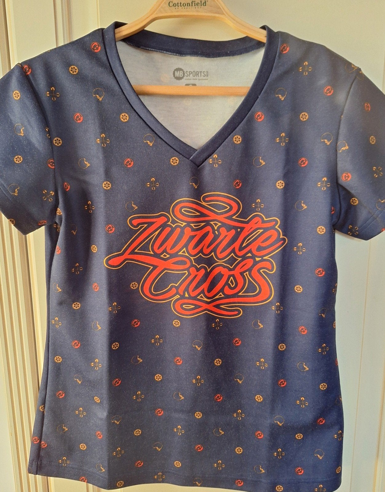 Zwarte Cross dames shirtje, Ophalen of Verzenden