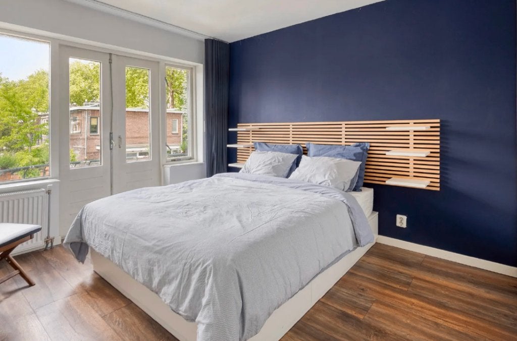 IKEA - Nordli tweepersoonsbed met 6 lades + Mandal hoofdbord, Ophalen, Overige materialen, Wit, Tweepersoons