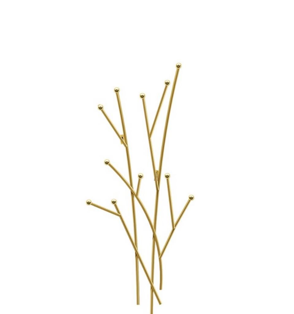 Design Kapstok Goud - Nieuw in Doos, Wandkapstok, Nieuw, Ophalen of Verzenden, Minder dan 100 cm