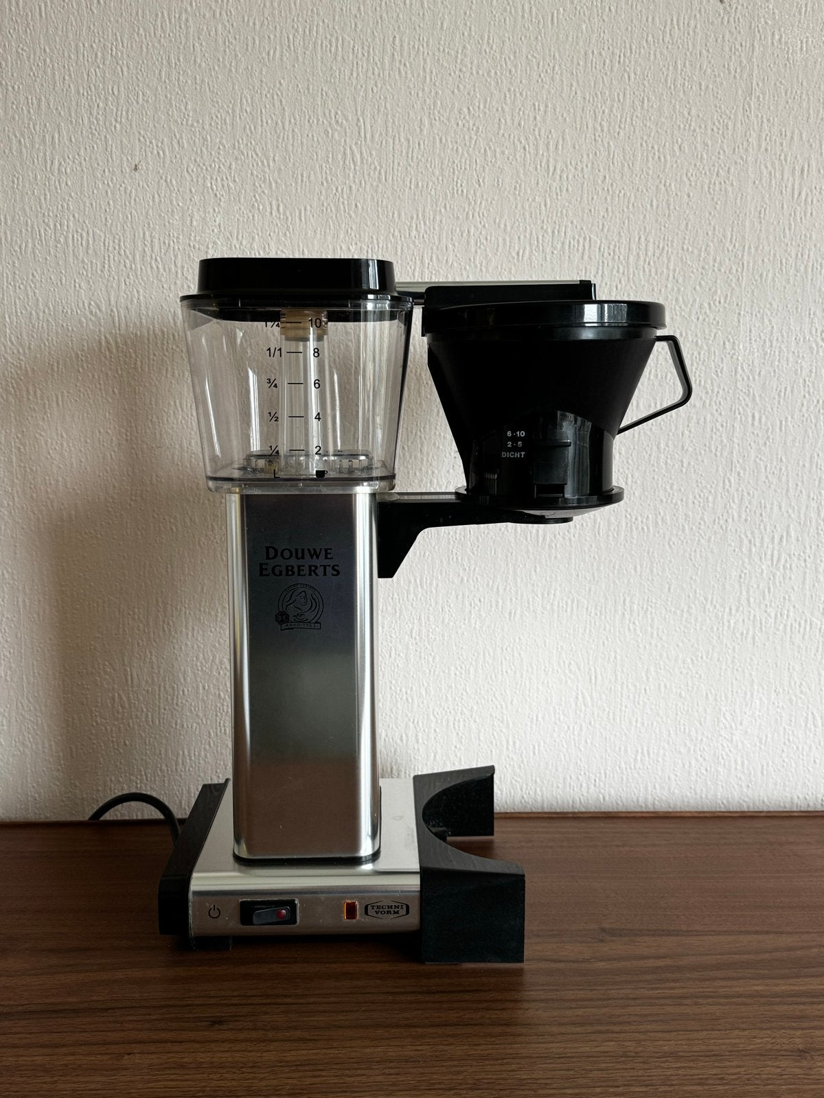 Douwe Egberts Moccamaster KGBT Filterkoffiezetapparaat, 10 kopjes of meer, Koffiemachine, Gemalen koffie, Ophalen of Verzenden