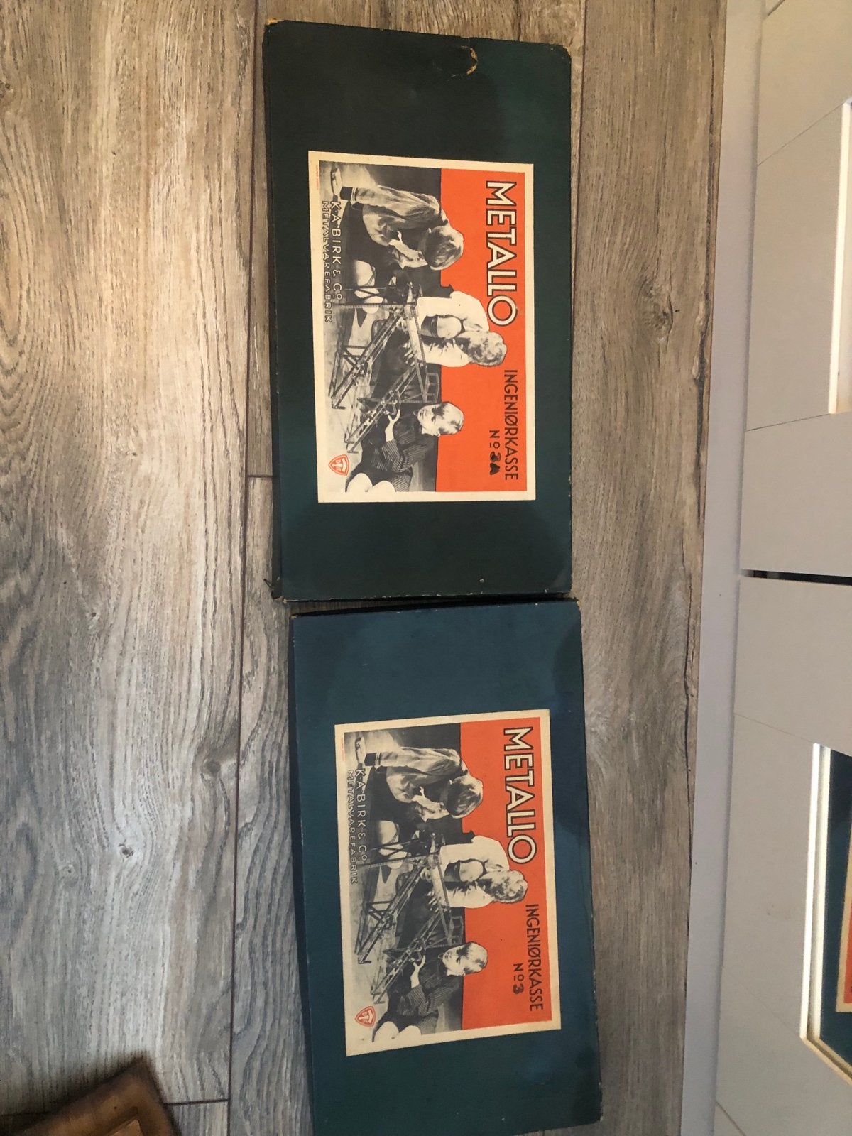 Soort mecano, Ophalen, Zo goed als nieuw