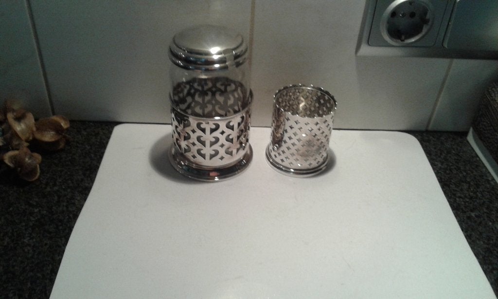 jamhouder en lepelvaasje, Ophalen of Verzenden