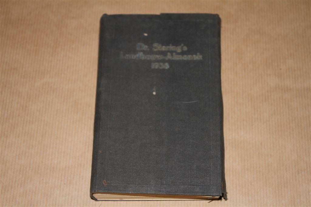 Dr. Staring's Groninger Landbouw-Almanak 1938, Boeken, Ophalen of Verzenden, Gelezen
