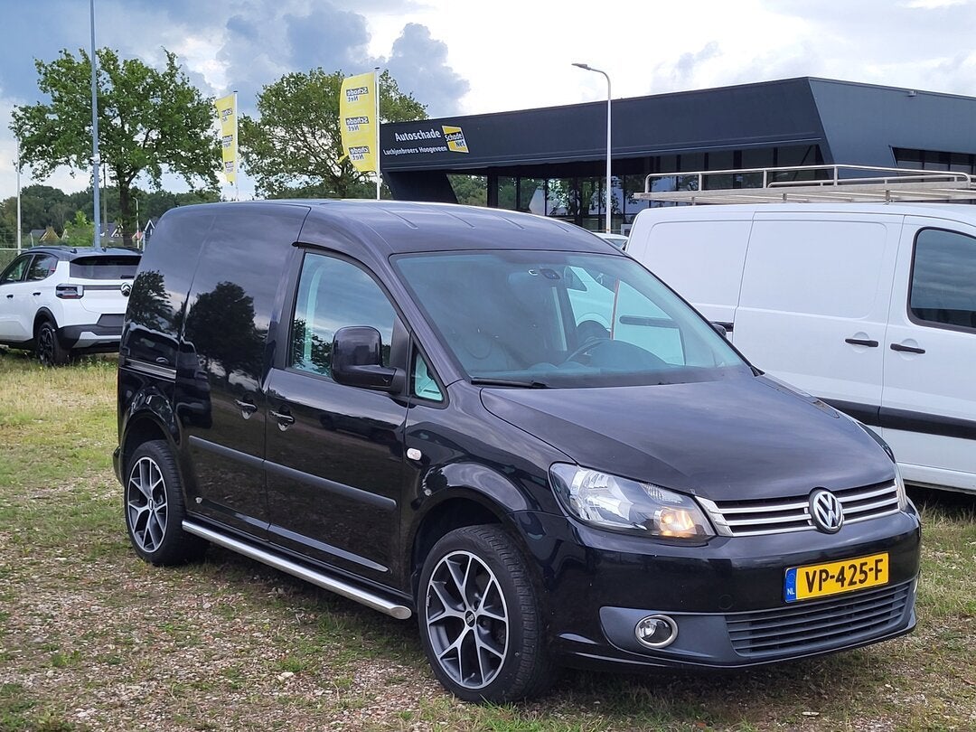 Volkswagen Caddy 1.6 TDI Automaat, Leder, Navigatie 102PK, Auto's, Automaat, Euro 5, Gebruikt, 4 cilinders