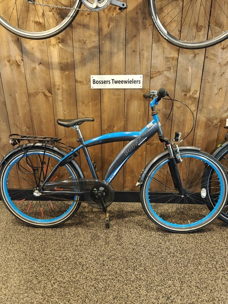 Popal 26 inch jongens fiets 3 versnellingen, Terugtraprem, Gebruikt, Versnellingen, Popal