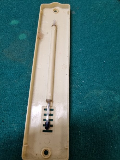 thermometer vintage kunststof, Ophalen of Verzenden, 'T Olde Gre-j, Info@toldegrej.nl, Endepoelstraat 20f Didam