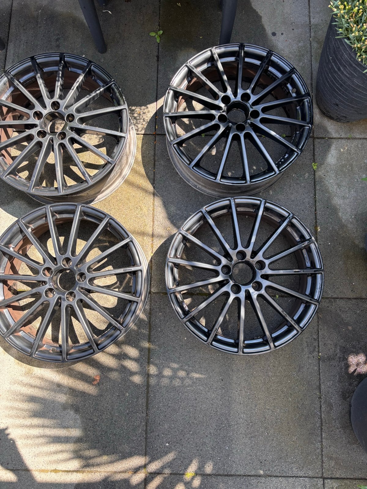 Set van 4 gebruikte velgen, 18 inch, Auto-onderdelen, Banden en Velgen, Ophalen, 18 inch, Gebruikt, Velg(en)