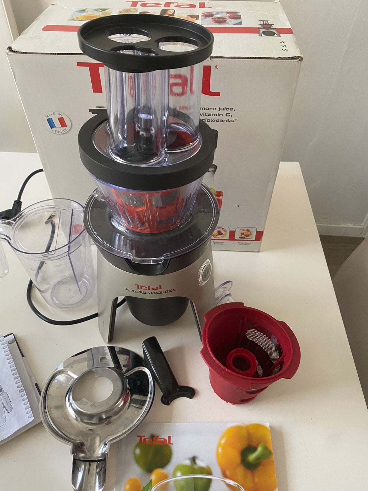 TEFAL inging press revolution centrifuga, Ophalen of Verzenden, Zo goed als nieuw