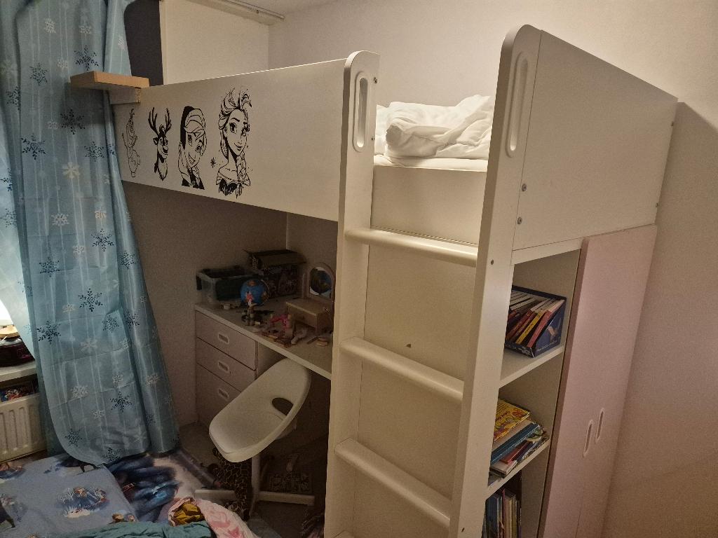 Hoogslaper ikea smastad roze, Ophalen, Gebruikt, Hoogslaper