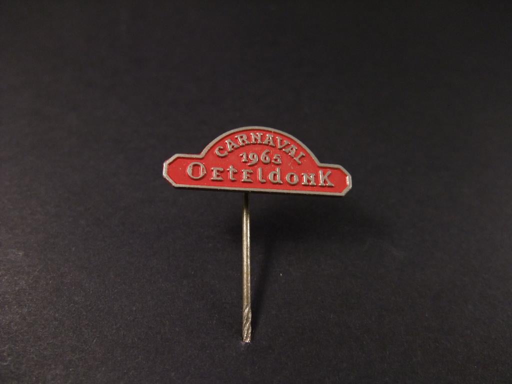 Carnaval Oeteldonk ( 's-Hertogenbosch) 1965, speldje, Verzamelen, Ophalen of Verzenden, Gebruikt, Overige onderwerpen
