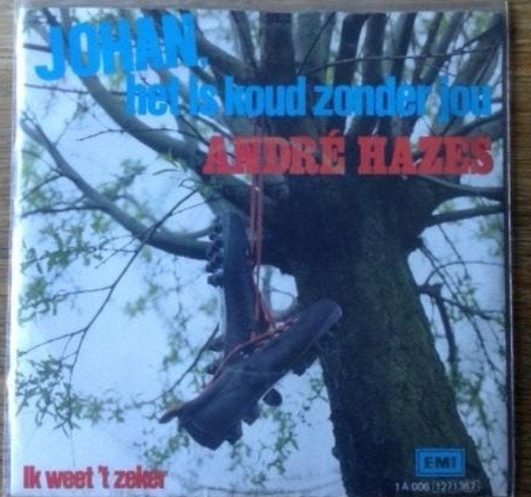 André Hazes - Johan, Het Is Koud Zonder Jou (Single), 1 single, Ophalen of Verzenden, Zo goed als nieuw, Nederlandstalig